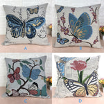 High-grade Embroidery Pillow Double-sided Fabric Pillow Sofa Pillow