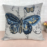 High-grade Embroidery Pillow Double-sided Fabric Pillow Sofa Pillow