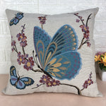 High-grade Embroidery Pillow Double-sided Fabric Pillow Sofa Pillow