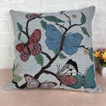 High-grade Embroidery Pillow Double-sided Fabric Pillow Sofa Pillow